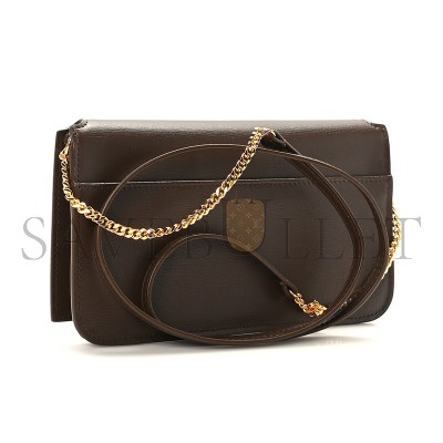 YSL CASSANDRE PHONE HOLDER IN SMOOTH LEATHER 6350950U40J3234 (18*11*2.5cm)